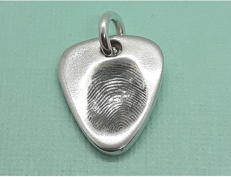 Plectrum Fingerprint Charm